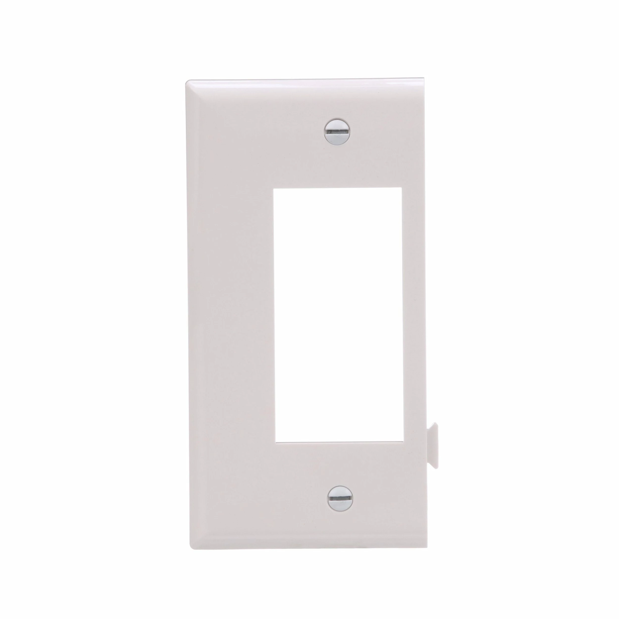 Eaton Wall Plates 1-Gang Midsize Decorator Wall Plate, White 1 Eaton Wall Plates 1-Gang Midsize Decorator Wall Plate, White