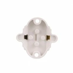 Eaton Light Sockets Plastic Keyless Cleat Socket, White -Eaton Outlet Store 12482437