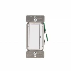 Eaton Light Switches Z-Wave Plus 15-Amp 3-way Smart Push Companion Light Switch, White