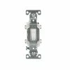 Eaton Light Switches 20-Amp Double Pole Toggle Light Switch, White