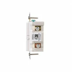 Eaton Electrical Outlets 20-Amp GFCI Residential Decorator Outlet, White -Eaton Outlet Store 14645977
