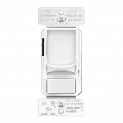 Eaton Light Dimmers Universal Dimmers Single-Pole/3-Way LED Slide Light Dimmer, White