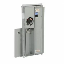 Eaton Breaker Boxes Type BR 200-Amp 20-Spaces 40-Circuit Main Breaker Meter Combo Load Center -Eaton Outlet Store 15349886