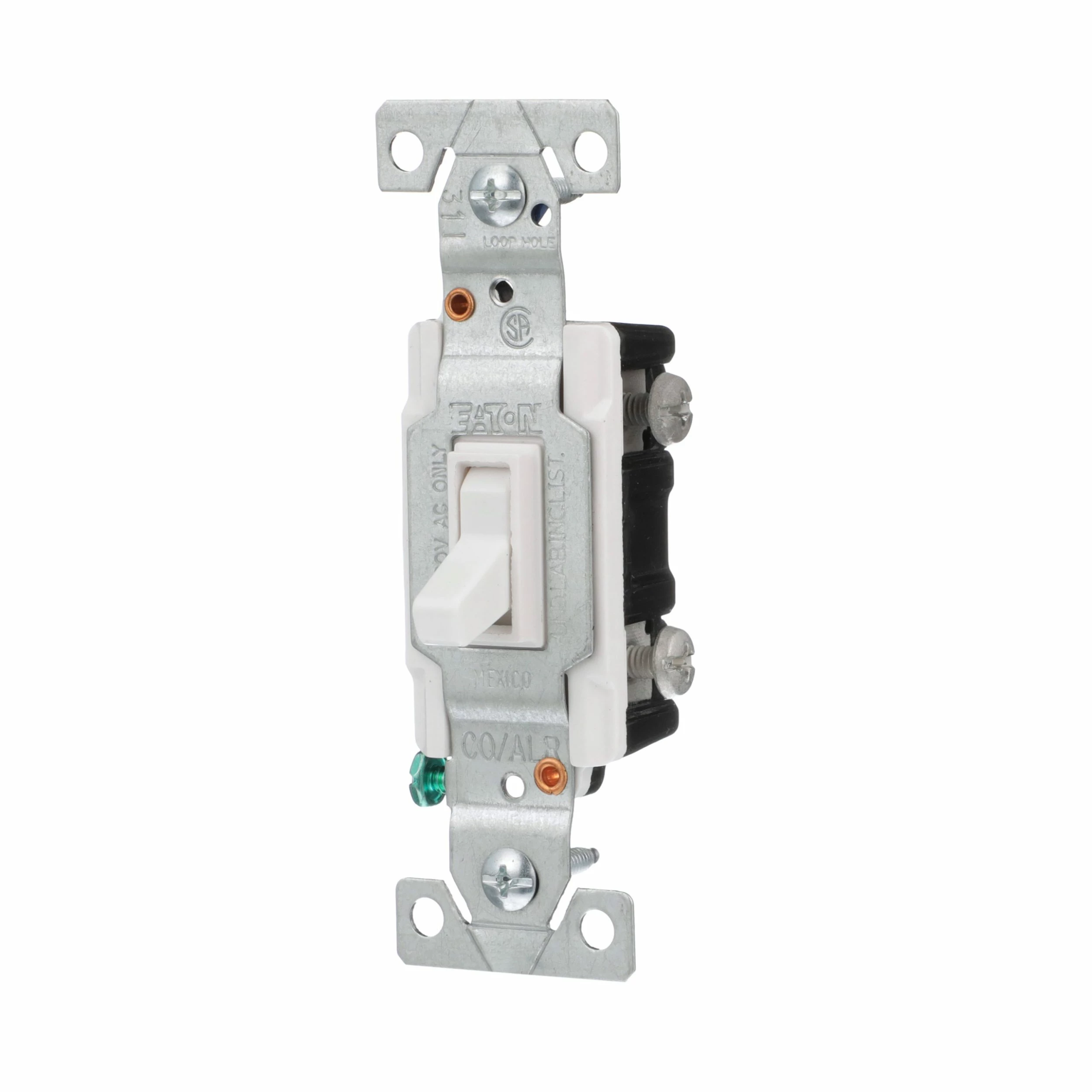 Eaton Light Switches 15-Amp 3-Way Toggle Light Switch, White 2 Eaton Light Switches 15-Amp 3-Way Toggle Light Switch, White - Image 2