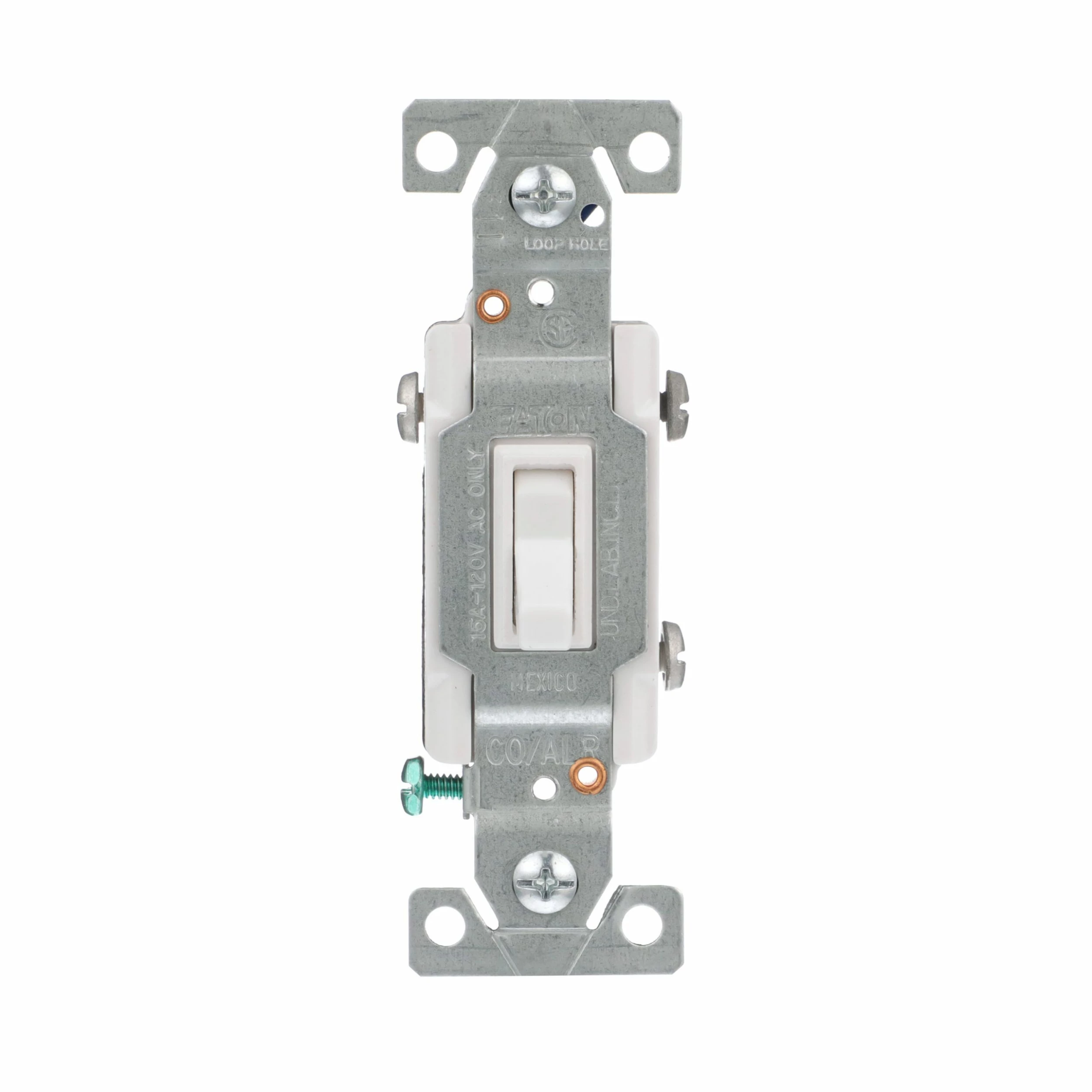 Eaton Light Switches 15-Amp 3-Way Toggle Light Switch, White 1 Eaton Light Switches 15-Amp 3-Way Toggle Light Switch, White