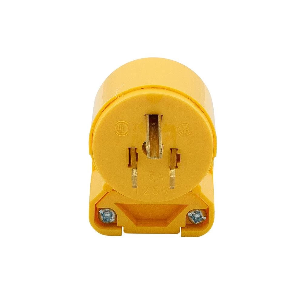 Eaton Plugs & Connectors 15-Amps 125-Volt NEMA 5-15 Heavy-duty Straight Plug 1 Eaton Plugs & Connectors 15-Amps 125-Volt NEMA 5-15 Heavy-duty Straight Plug