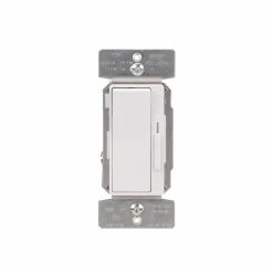 Eaton Fan Controls 1.5-Amp 3-speed Wired Slide Fan Control, White, Ivory, and Light Almond