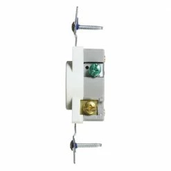 Eaton Electrical Outlets 20-Amp Commercial Round Outlet, White -Eaton Outlet Store 15700544