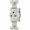Eaton Electrical Outlets 20-Amp Commercial Round Outlet, White
