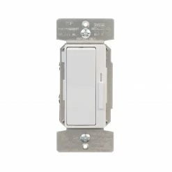 Eaton Light Dimmers Universal dimmers Single-Pole/3-Way LED Decorator Light Dimmer, White (2-Pack)