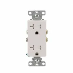 Eaton Electrical Outlets Arrow Hart 20-Amp Tamper Resistant Residential/Commercial Decorator Outlet, White