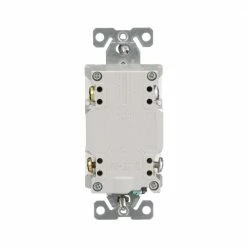 Eaton Electrical Outlets 15-Amp Tamper Resistant AFCI GFCI Residential/Commercial Decorator Outlet, White -Eaton Outlet Store 15866077
