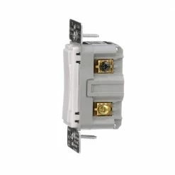 Eaton Light Dimmers Wi-Fi Smart Single-Pole/3-Way Smart with LED Decorator Master Dimmer, White/Light Almond/Ivory -Eaton Outlet Store 40922247