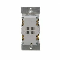 Eaton Light Dimmers Wi-Fi Smart Single-Pole/3-Way Smart with LED Decorator Master Dimmer, White/Light Almond/Ivory -Eaton Outlet Store 40922248