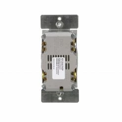 Eaton Light Switches Wi-Fi Smart 15-Amp Single-pole/3-way Smart Push Light Switch, White/Light Almond/Ivory -Eaton Outlet Store 40924442