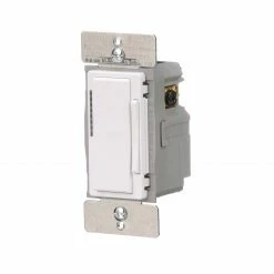 Eaton Light Dimmers Wi-Fi smart Single-Pole/3-Way Smart with LED Decorator Companion Dimmer, White/Light Almond/Ivory -Eaton Outlet Store 40950375