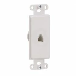 Eaton Wall Plates 1-Gang Coaxial Specialty Decorator Wall Plate Insert, White 11 Eaton Wall Plates 1-Gang Coaxial Specialty Decorator Wall Plate Insert, White -Eaton Outlet Store 42152344