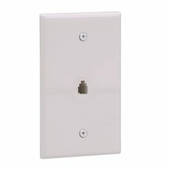 Eaton Wall Plates 1-Gang Coaxial Midsize Wall Plate, White 11 Eaton Wall Plates 1-Gang Coaxial Midsize Wall Plate, White -Eaton Outlet Store 42152706