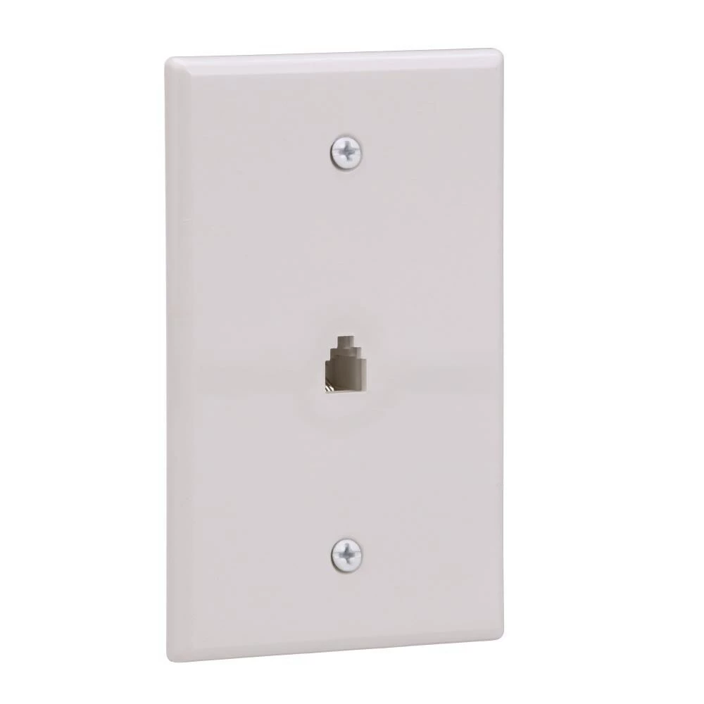 Eaton Wall Plates 1-Gang Coaxial Midsize Wall Plate, White 6 Eaton Wall Plates 1-Gang Coaxial Midsize Wall Plate, White - Image 6