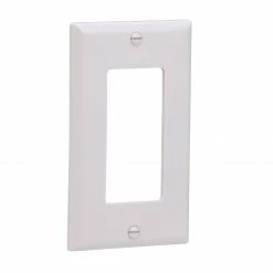 Eaton Wall Plates 1-Gang Standard Decorator Wall Plate, White 11 Eaton Wall Plates 1-Gang Standard Decorator Wall Plate, White -Eaton Outlet Store 42155154