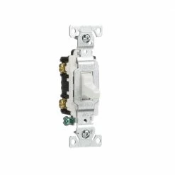 Eaton Light Switches 20-Amp Double Pole Toggle Light Switch, White 11 Eaton Light Switches 20-Amp Double Pole Toggle Light Switch, White -Eaton Outlet Store 42175775