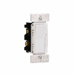 Eaton Fan Controls 1.5-Amp 3-speed Wired Slide Fan Control, White, Ivory, and Light Almond -Eaton Outlet Store 42176044