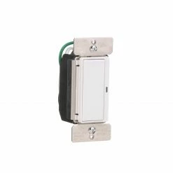 Eaton Light Switches Z-Wave Plus 15-Amp 3-way Smart Push Companion Light Switch, White -Eaton Outlet Store 42193463