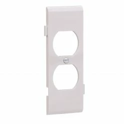 Eaton Wall Plates 1-Gang Midsize Duplex Wall Plate, White -Eaton Outlet Store 42199845
