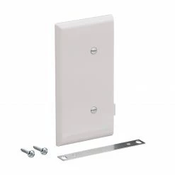 Eaton Wall Plates 1-Gang Midsize Blank Wall Plate, White -Eaton Outlet Store 42199863