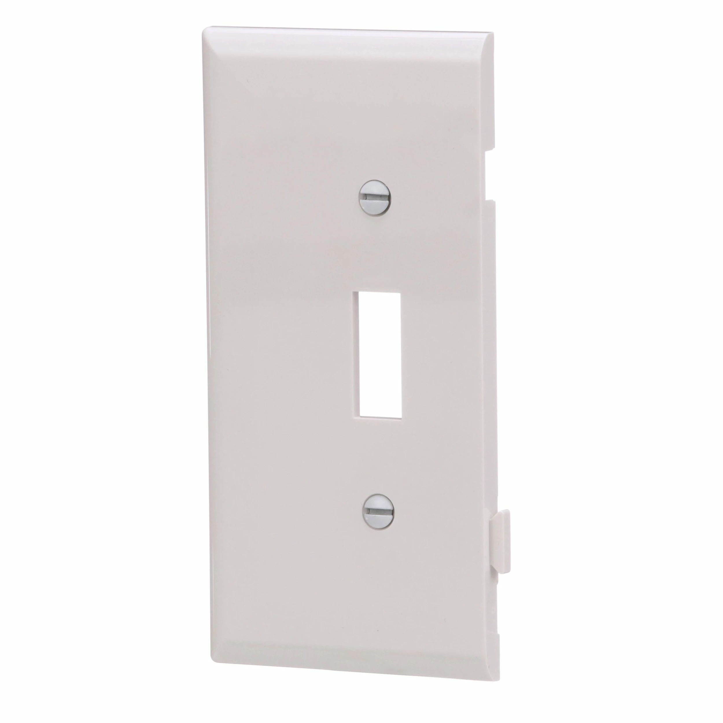Eaton Wall Plates 1-Gang Midsize Toggle Wall Plate, White 2 Eaton Wall Plates 1-Gang Midsize Toggle Wall Plate, White - Image 2