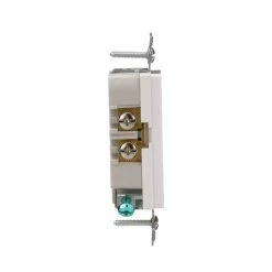 Eaton Electrical Outlets Arrow Hart 15-Amp Tamper Resistant Residential/Commercial Decorator Outlet, White -Eaton Outlet Store 42200162