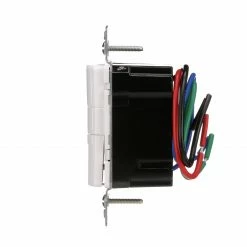 Eaton Light Sensors Single-Pole/3-Way 5-Amp Vacancy Motion Sensor Light Switch, White, Ivory, Light Almond -Eaton Outlet Store 42222623