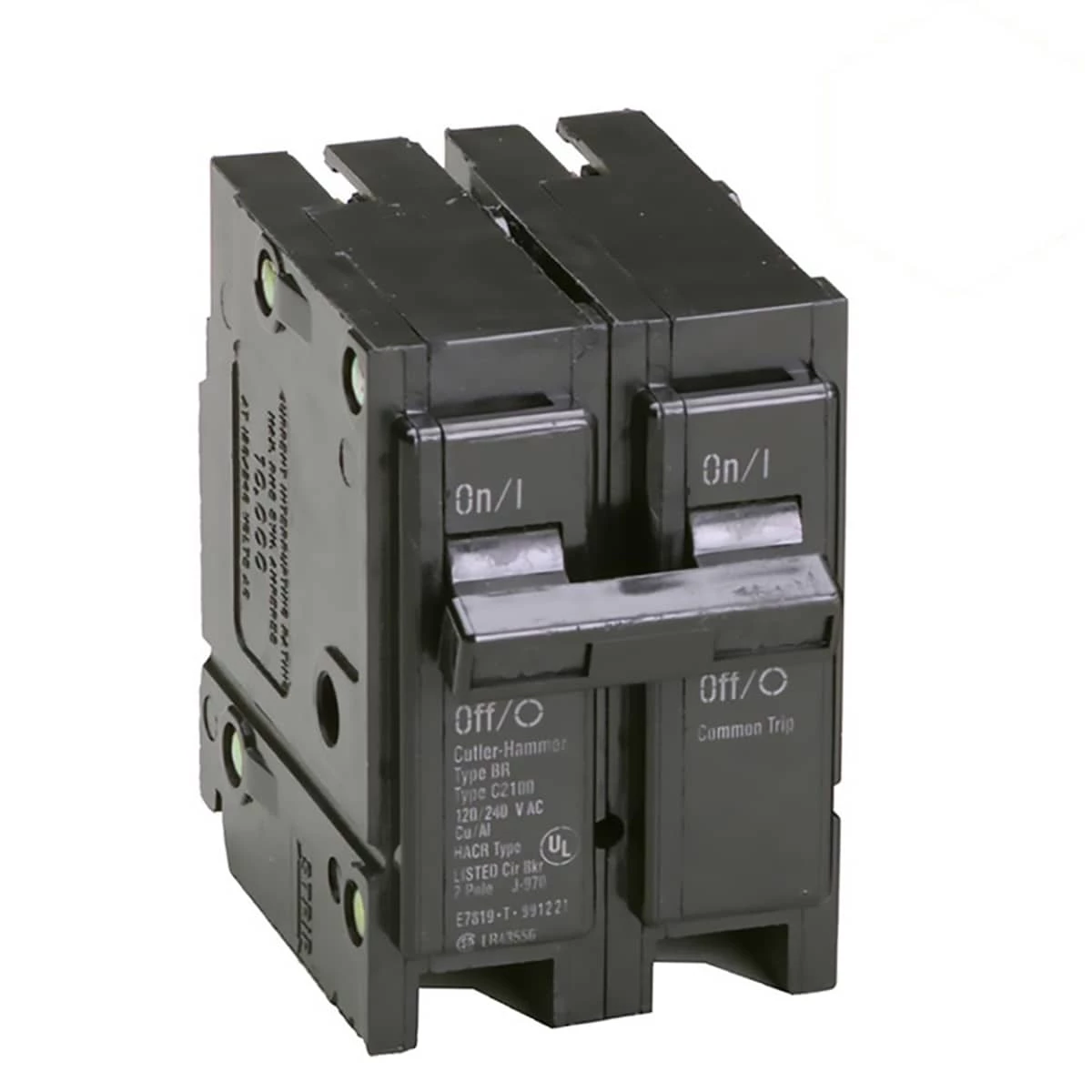Eaton Circuit Breakers Type BR 50-Amp 2-Pole Standard Trip Circuit Breaker 1 Eaton Circuit Breakers Type BR 50-Amp 2-Pole Standard Trip Circuit Breaker