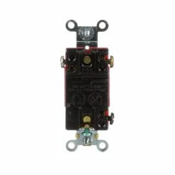 Eaton Light Switches 20-Amp Single-Pole Pilot Light Toggle Light Switch, Red -Eaton Outlet Store 42238879