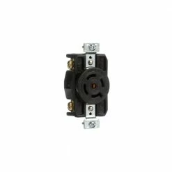 Eaton Electrical Outlets Arrow Hart 20-Amp Industrial Duplex Outlet, Black 11 Eaton Electrical Outlets Arrow Hart 20-Amp Industrial Duplex Outlet, Black -Eaton Outlet Store 42244825