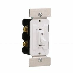 Eaton Light Dimmers Universal Dimmers Single-Pole/3-Way LED Toggle Light Dimmer, White/Light Almond/Ivory 13 Eaton Light Dimmers Universal Dimmers Single-Pole/3-Way LED Toggle Light Dimmer, White/Light Almond/Ivory -Eaton Outlet Store 42542132