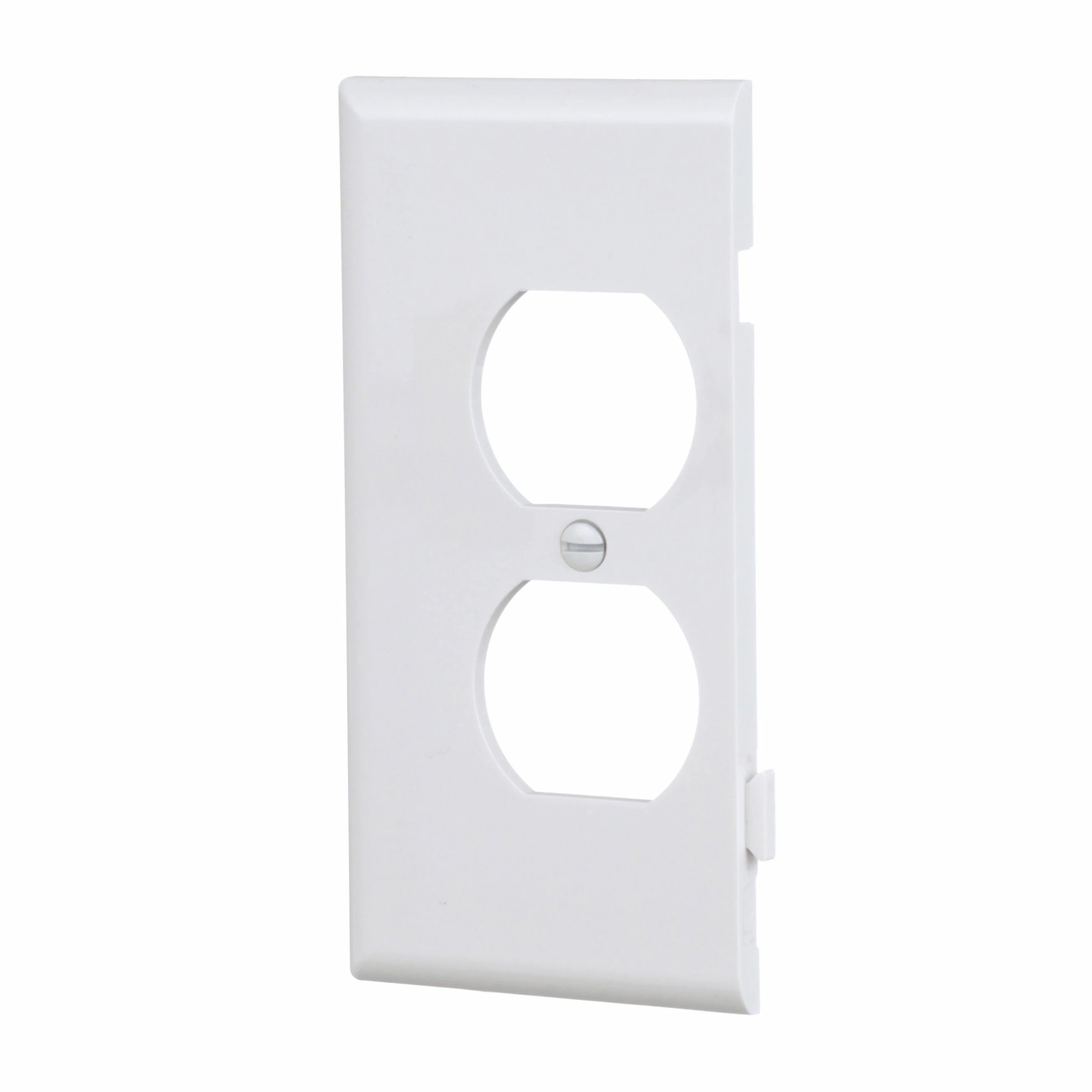 Eaton Wall Plates 1-Gang Midsize Duplex Wall Plate, White 2 Eaton Wall Plates 1-Gang Midsize Duplex Wall Plate, White - Image 2