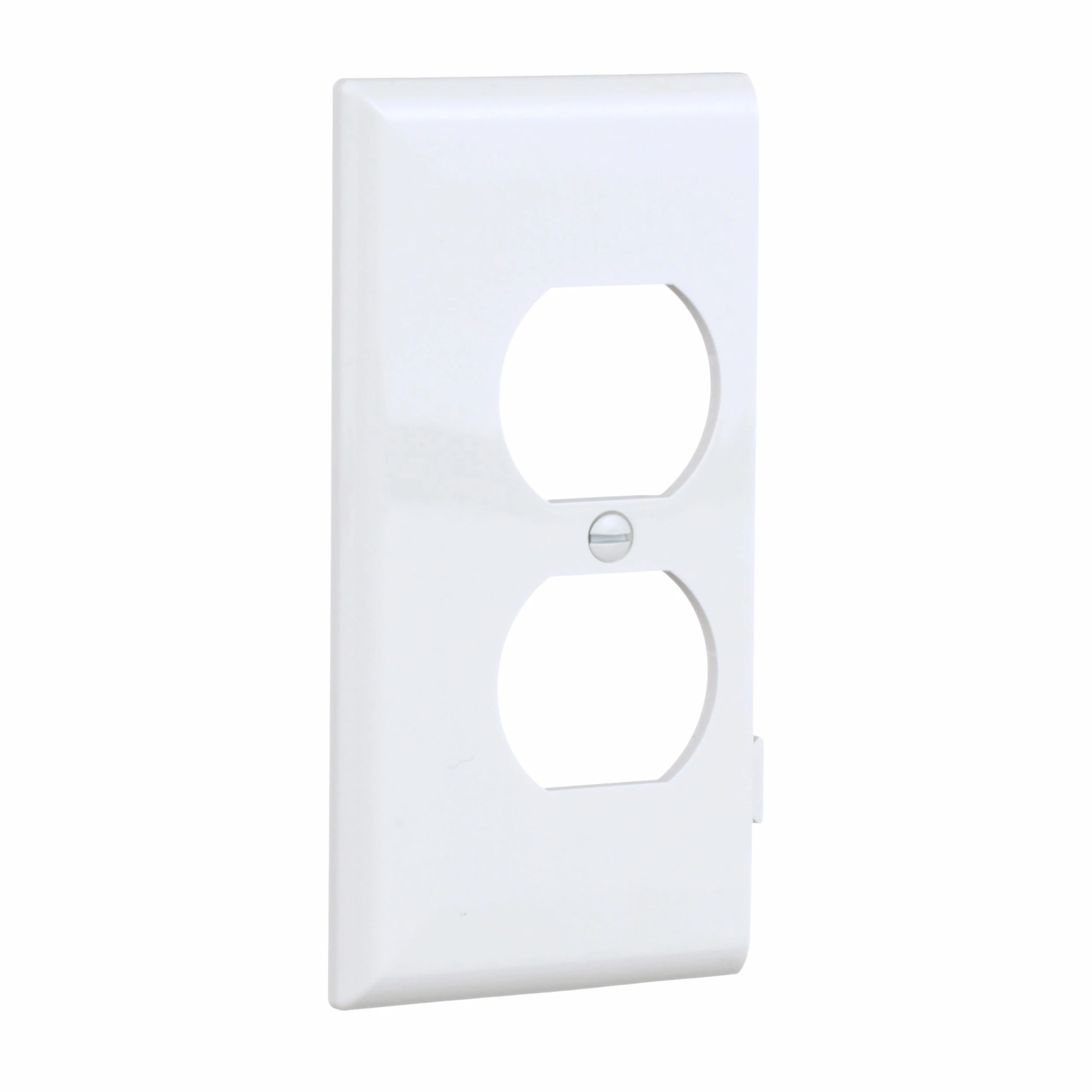 Eaton Wall Plates 1-Gang Midsize Duplex Wall Plate, White 6 Eaton Wall Plates 1-Gang Midsize Duplex Wall Plate, White - Image 6