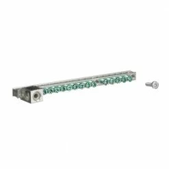 Eaton Grounding Bars 14 Terminal Plug-On Neutral Galvanized Ground Bar Kit -Eaton Outlet Store 43149101