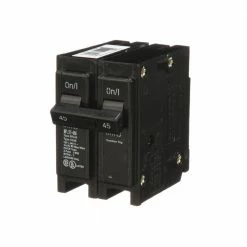 Eaton Circuit Breakers Type BR 45-Amp 2-Pole Standard Trip Circuit Breaker -Eaton Outlet Store 43192890