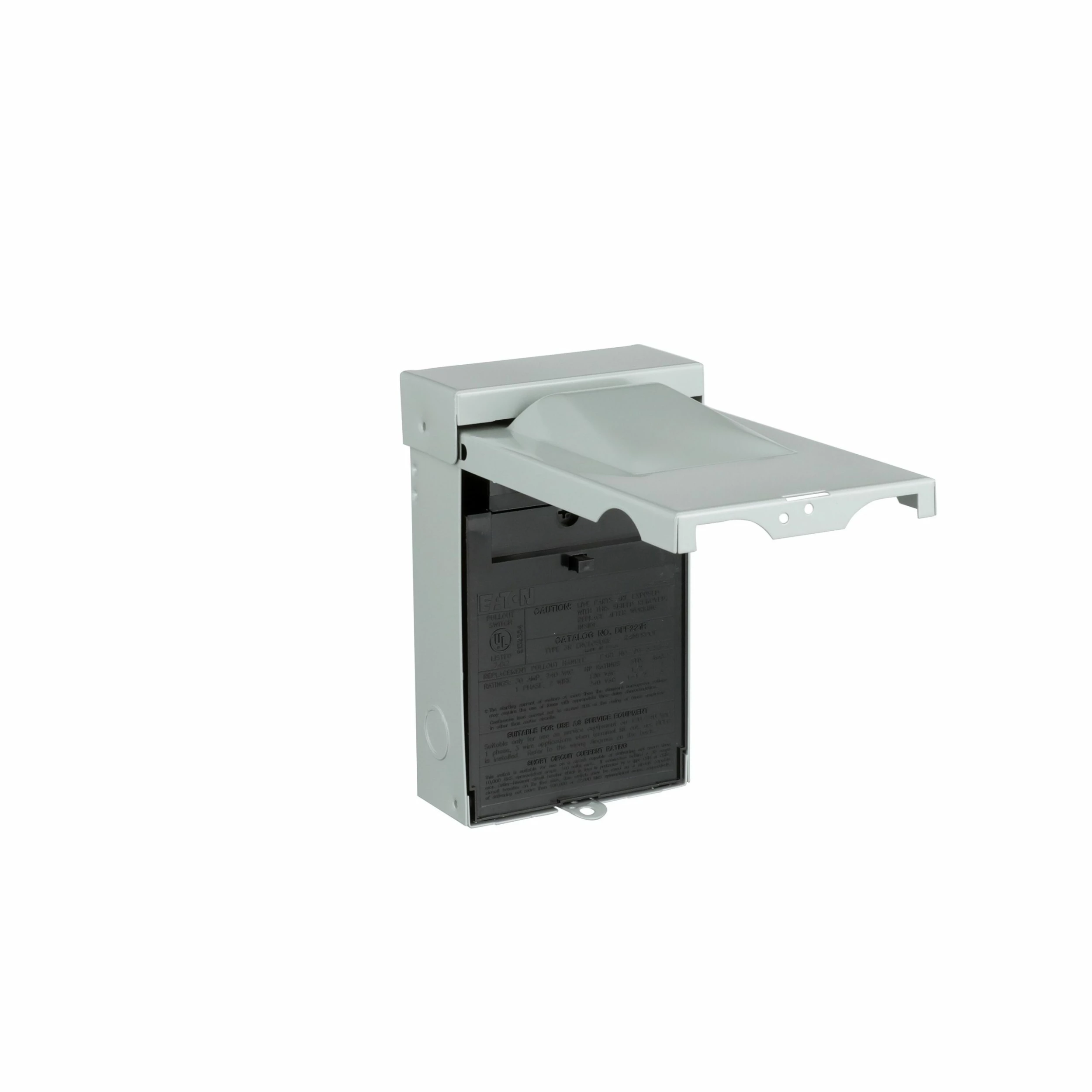 Eaton Electrical Disconnects 30-Amp 2-Pole Fusible General Enclosed Molded Case Switch Disconnect 6 Eaton Electrical Disconnects 30-Amp 2-Pole Fusible General Enclosed Molded Case Switch Disconnect - Image 6