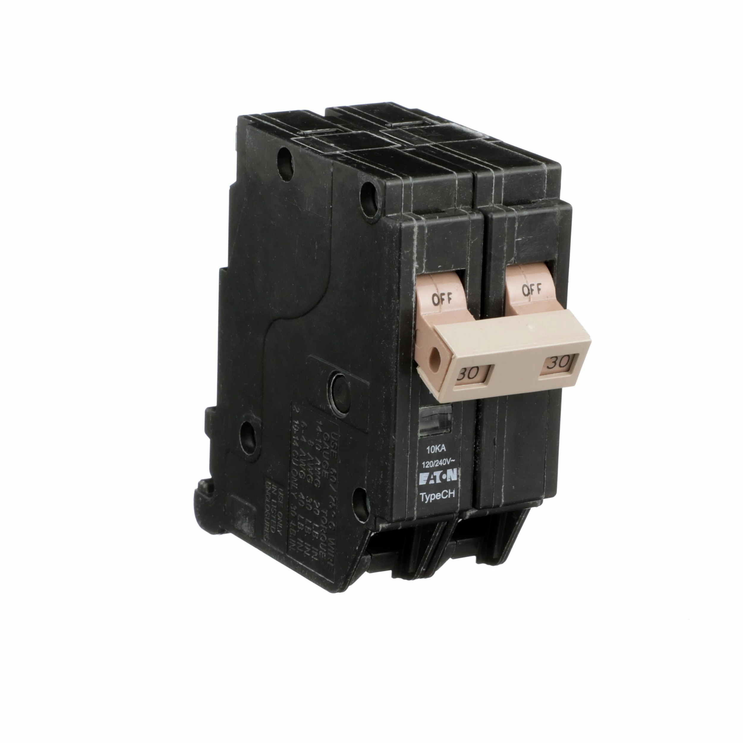 Eaton Circuit Breakers Type CH 30-Amp 2-Pole Standard Trip Circuit Breaker 7 Eaton Circuit Breakers Type CH 30-Amp 2-Pole Standard Trip Circuit Breaker - Image 7