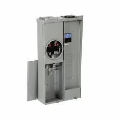 Eaton Breaker Boxes Type BR 200-Amp 4-Spaces 8-Circuit Main Breaker Meter Combo Load Center -Eaton Outlet Store 43229982