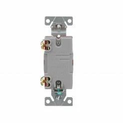 Eaton Light Switches 20-Amp Single-Pole Toggle Light Switch, White -Eaton Outlet Store 43499913