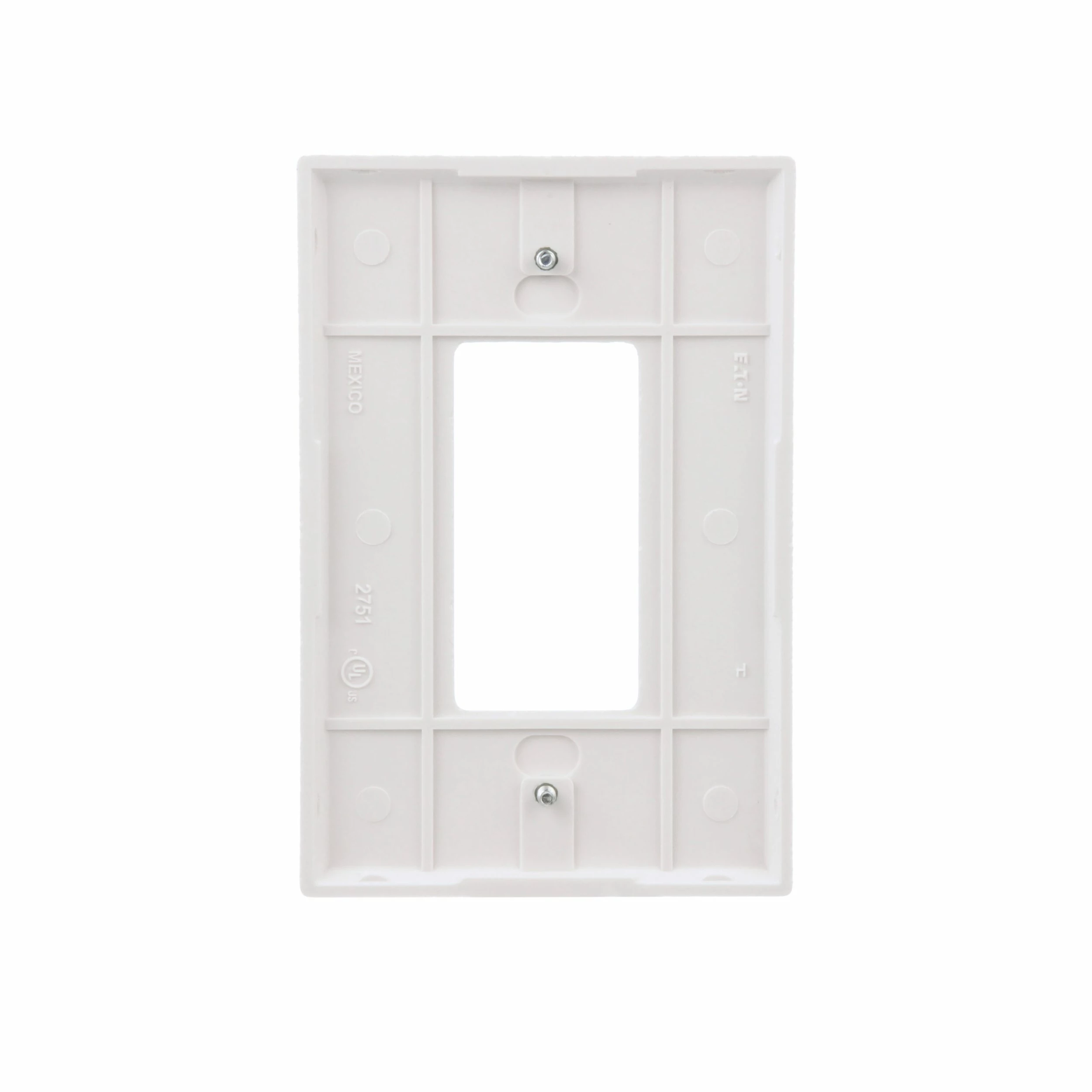 Eaton Wall Plates 1-Gang Jumbo Decorator Wall Plate, White 4 Eaton Wall Plates 1-Gang Jumbo Decorator Wall Plate, White - Image 4