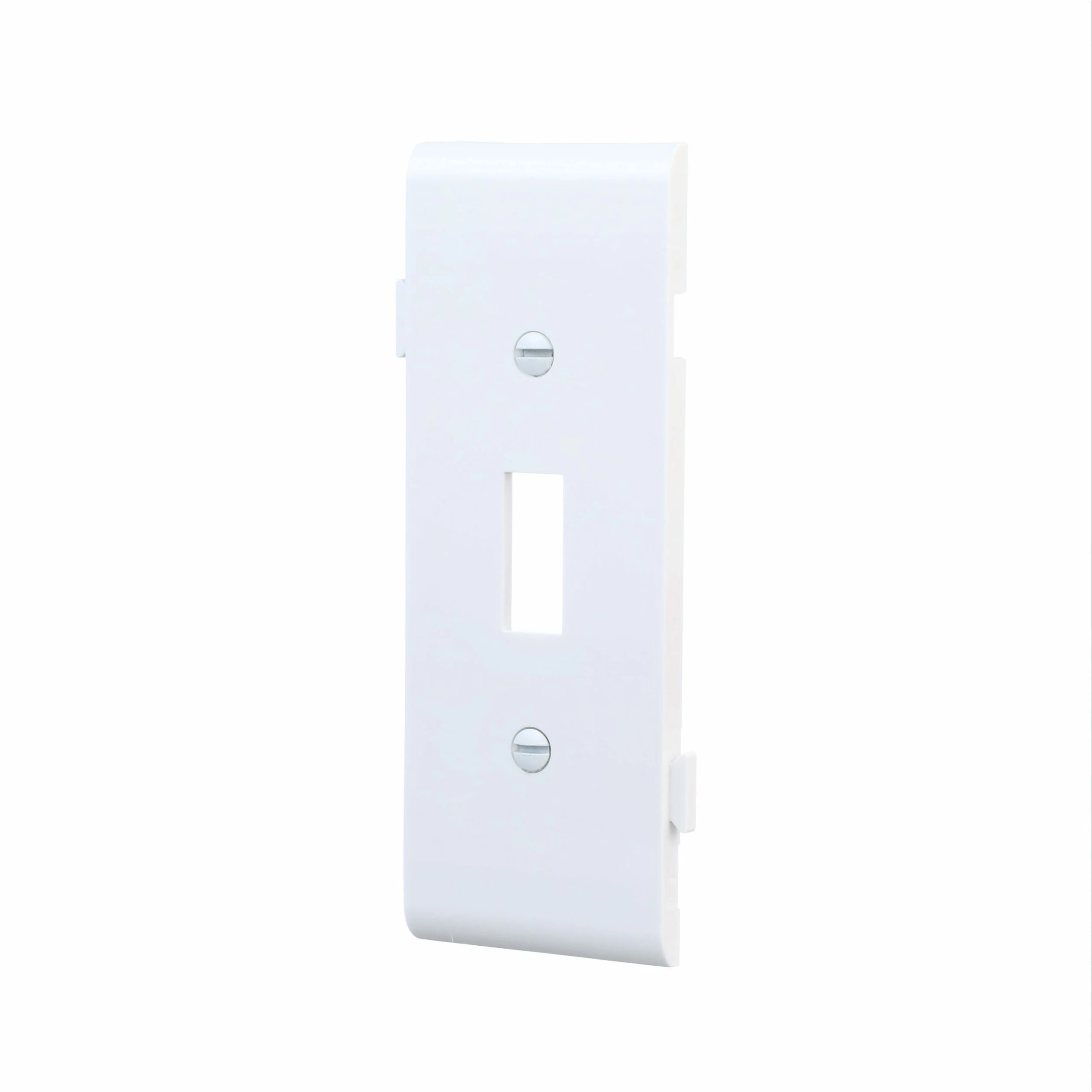 Eaton Wall Plates 1-Gang Midsize Toggle Wall Plate, White 2 Eaton Wall Plates 1-Gang Midsize Toggle Wall Plate, White - Image 2