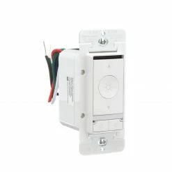 Eaton Light Dimmers Wi-Fi Smart Single-Pole/3-Way Smart with LED Decorator Light Dimmer with Built-In Alexa, White -Eaton Outlet Store 44725791