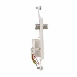 Eaton Wall Plates 1-Gang Coaxial Specialty Decorator Wall Plate Insert, White 10 Eaton Wall Plates 1-Gang Coaxial Specialty Decorator Wall Plate Insert, White -Eaton Outlet Store 46791209