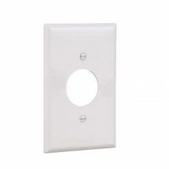 Eaton Wall Plates 1-Gang Midsize Round Wall Plate, White 11 Eaton Wall Plates 1-Gang Midsize Round Wall Plate, White -Eaton Outlet Store 46797084