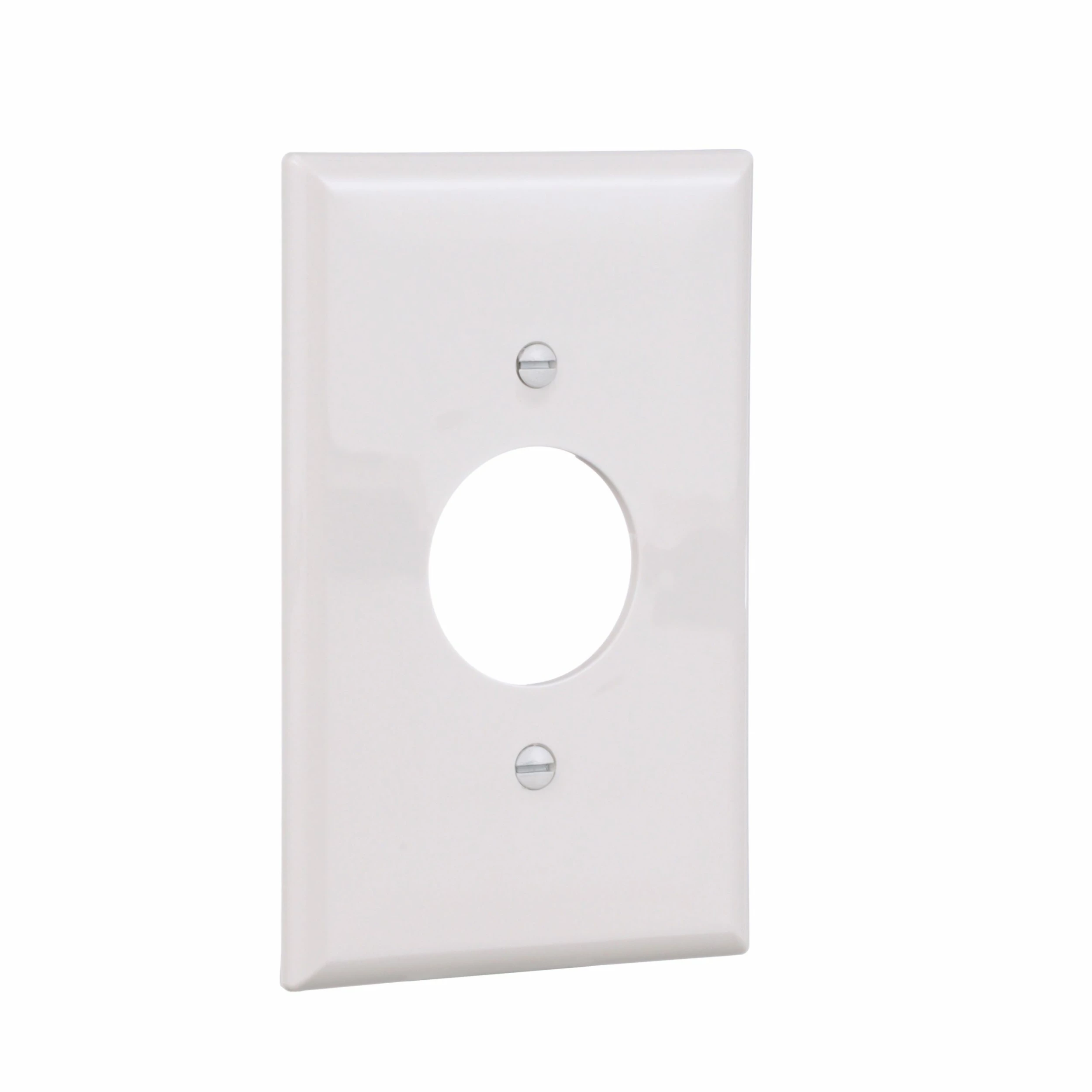 Eaton Wall Plates 1-Gang Midsize Round Wall Plate, White 6 Eaton Wall Plates 1-Gang Midsize Round Wall Plate, White - Image 6